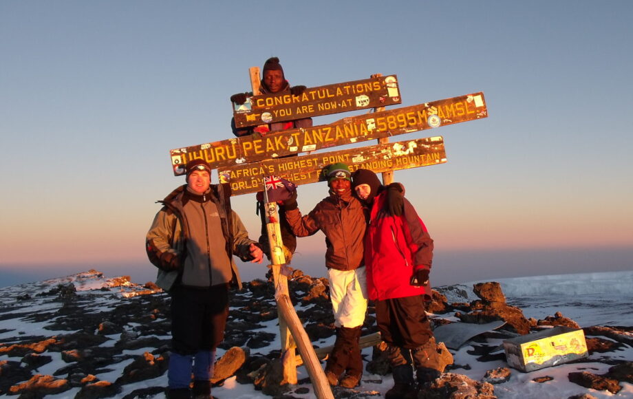 Ascension Kilimandjaro Tanzanie au sommet