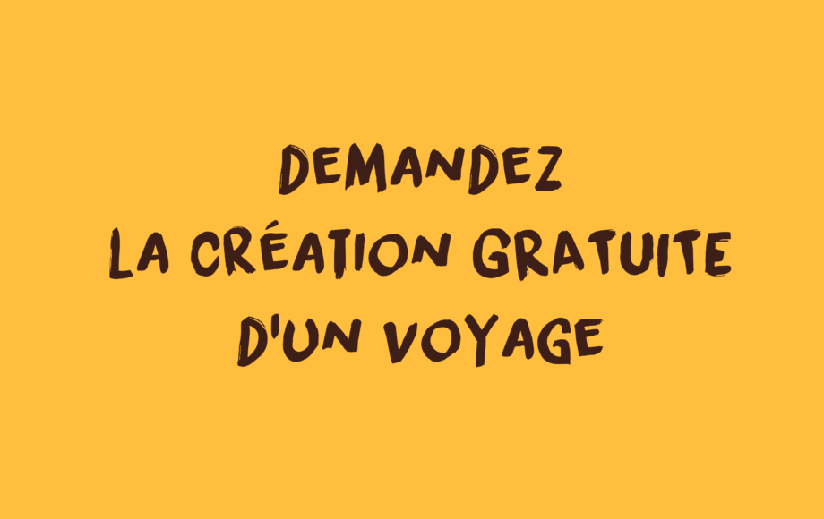 Création gratuite d'un voyage