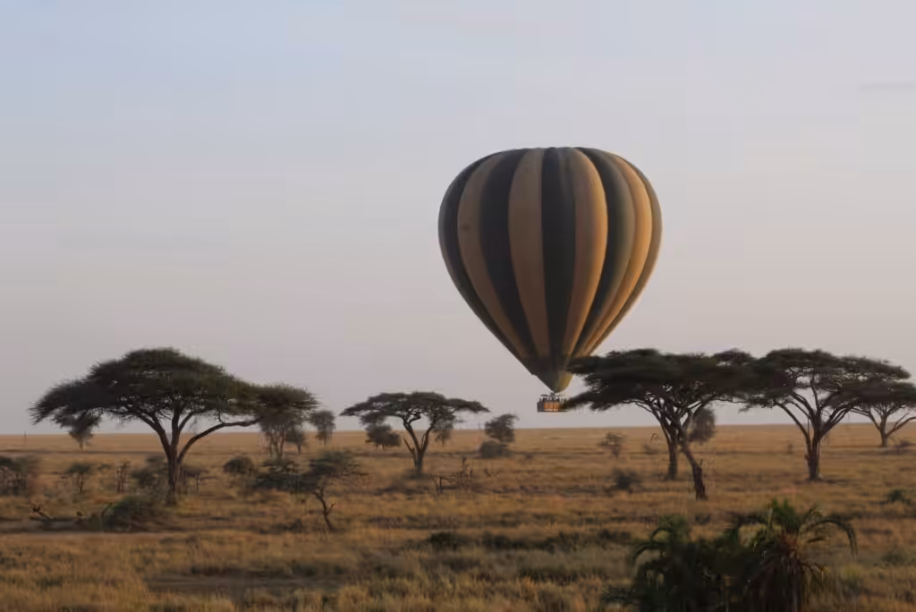 Safari en montgolfière dans le Serengeti