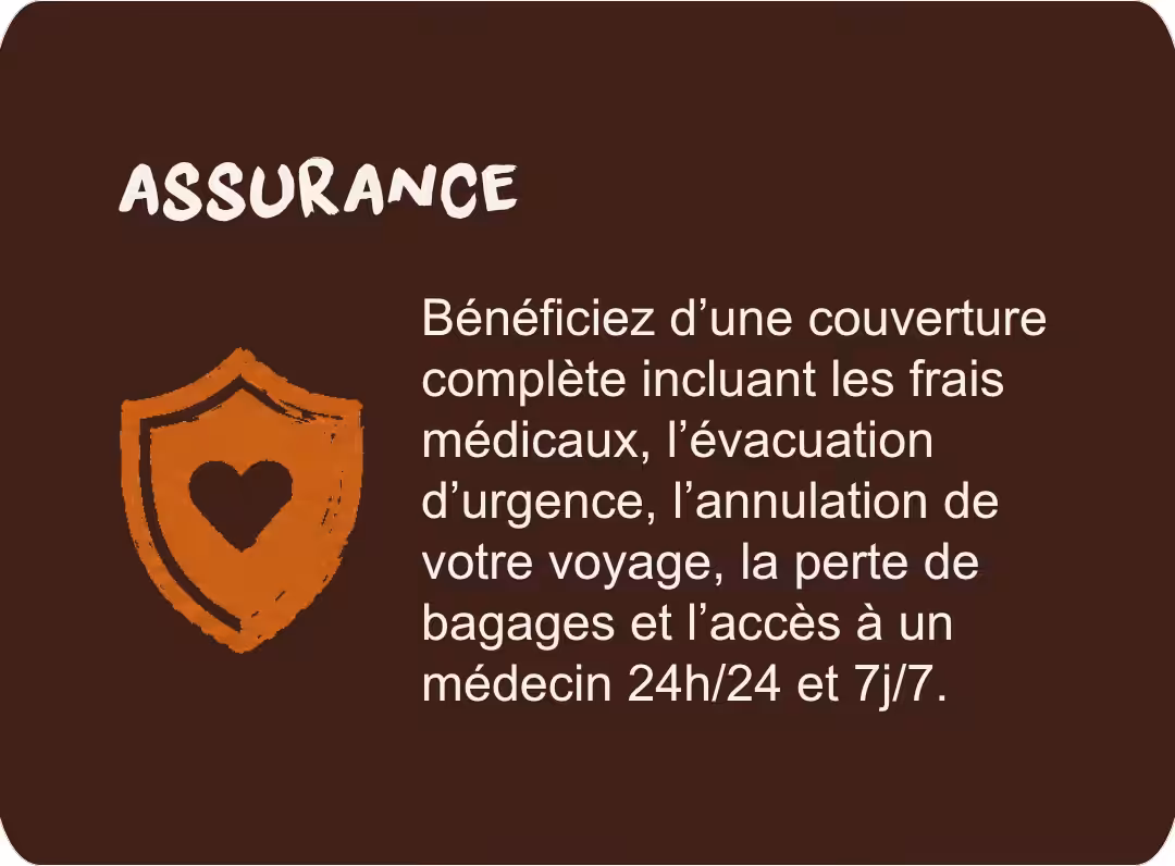 Assurance voyage et médicale